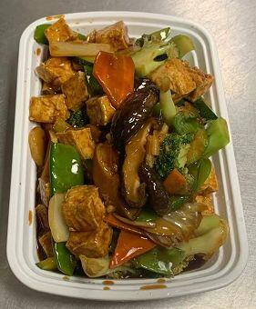 Black Mushrooms Bean Curd